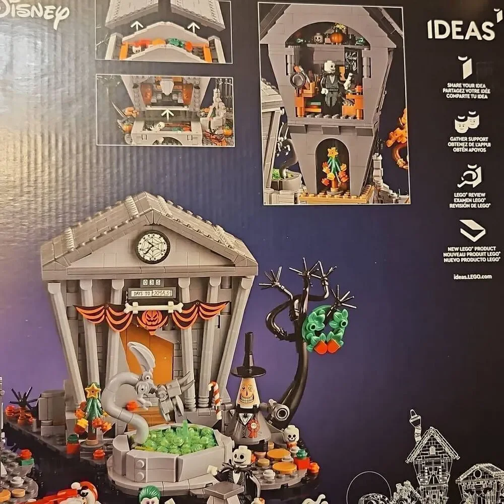 Nightmare Before Christmas Lego Set Disney Tim Burton LEGO 21351 - Picture 5 of 8